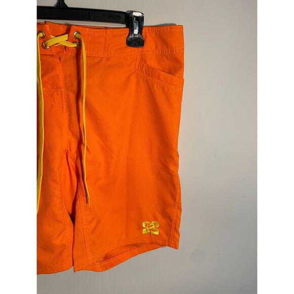 Immersion Research Authentic Guide Shorts Mens Size 14 Orange Kayak Rafting - Picture 4 of 10